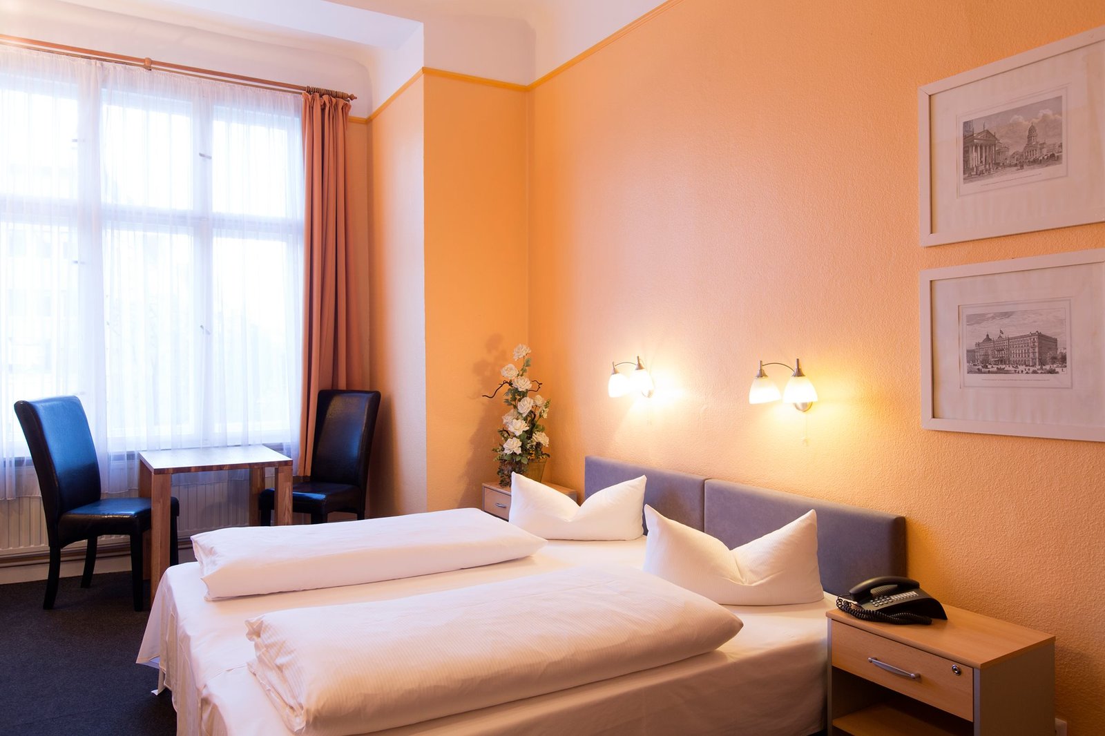 Einzelzimmer im Hotel am Hermannplatz